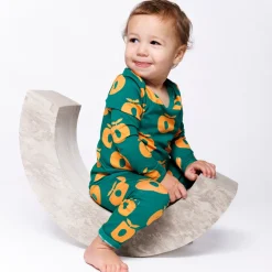 Ulm Long-Sleeved Baby Suit with Apples Cedar tree
