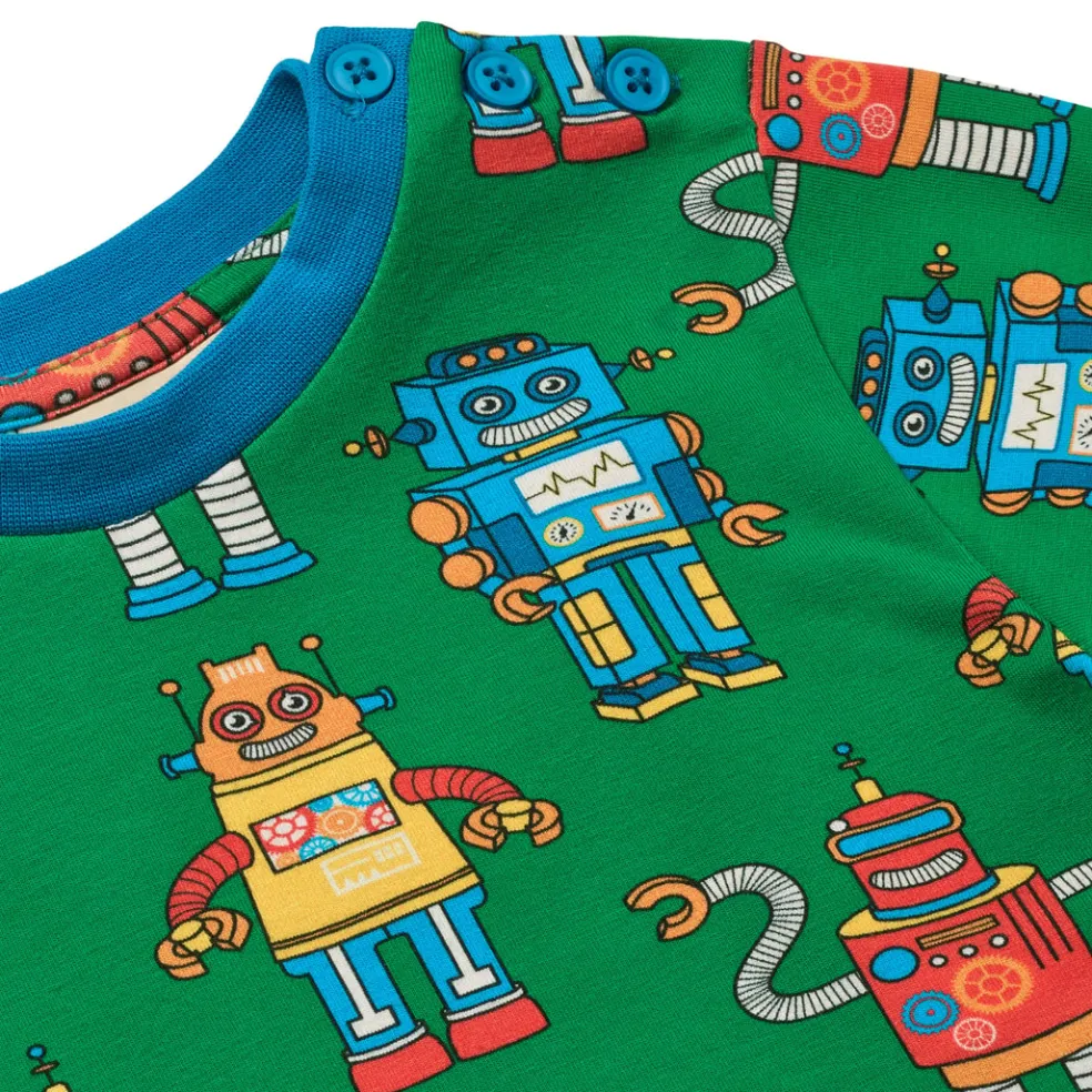 Umalin With Robots Långärmad T-shirt Lawn