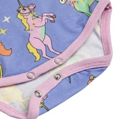 Unicorns Bebis Body Purple Delight