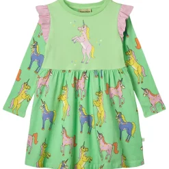 Unicorns Långärmad Klänning Minty Green Tea