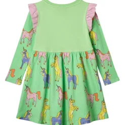 Unicorns Långärmad Klänning Minty Green Tea