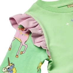 Unicorns Långärmad Klänning Minty Green Tea
