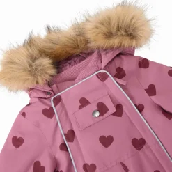 Val D'Isere Vinteroverall Mauve Hearts