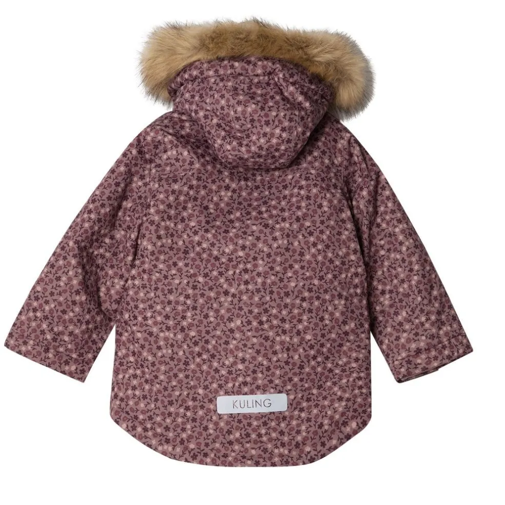 Val Thorens Blommig Parkas Lilac Flower