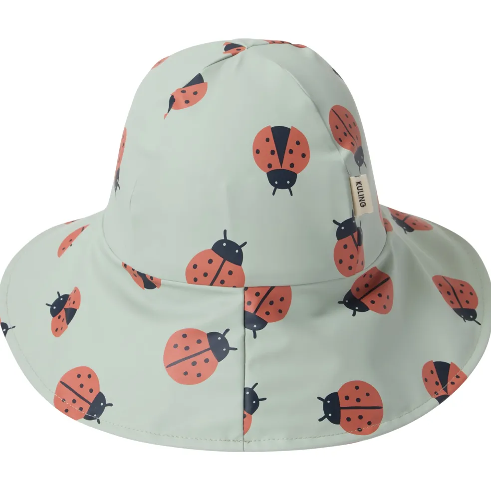 Vasa Regnhatt Pale Green Ladybug