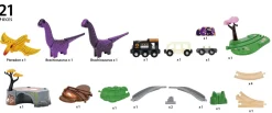 Äventyrsset Med Dinosaurier Multicolor
