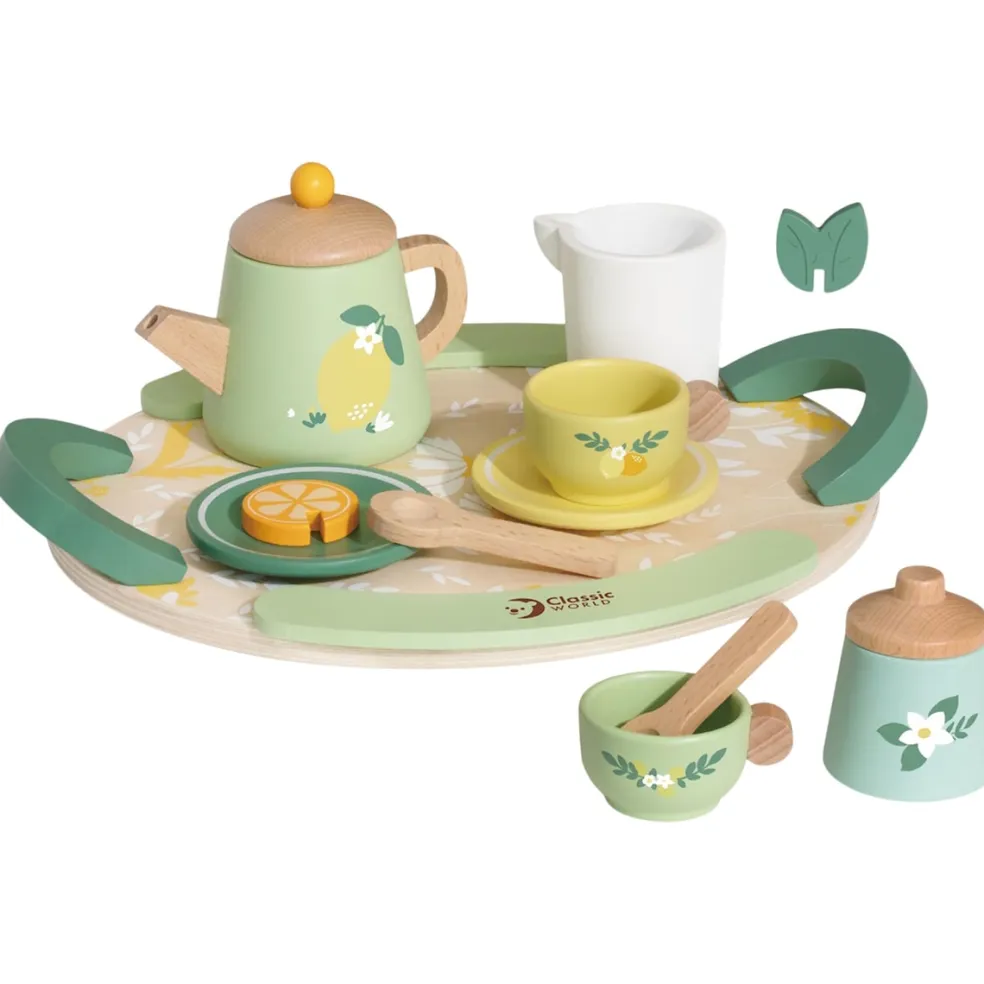 Vintage Afternoon Tea Set Grön