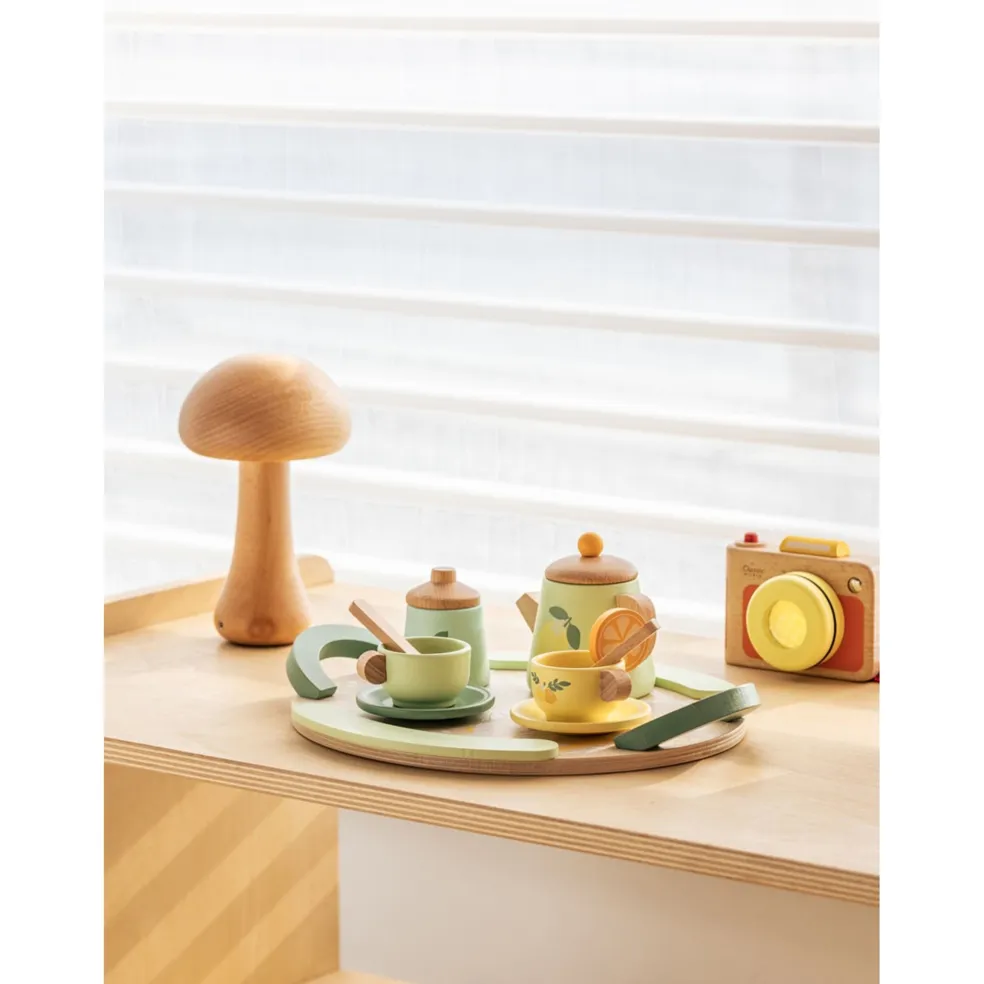 Vintage Afternoon Tea Set Grön