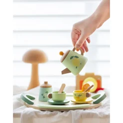 Vintage Afternoon Tea Set Grön