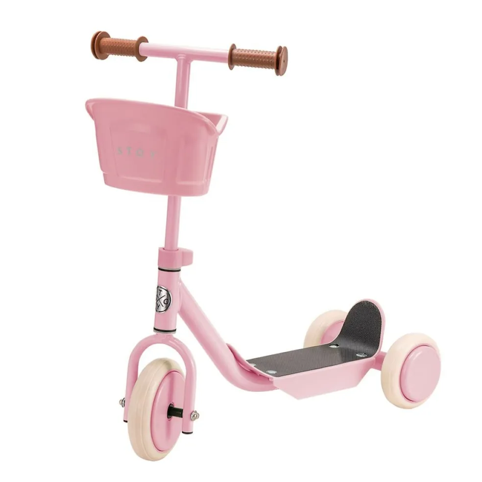 Vintage Min Första Sparkcykel Candy Pink
