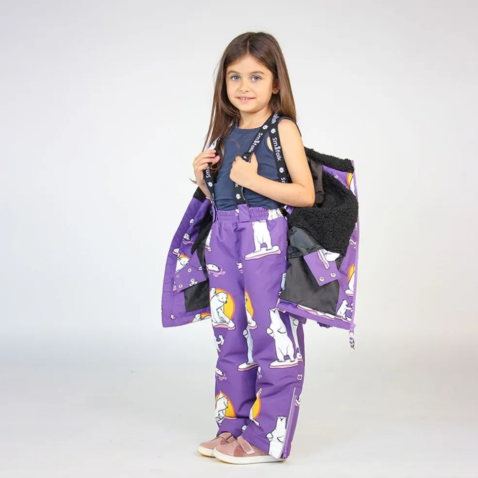 Vinterjacka Polar Bears Purple Heart