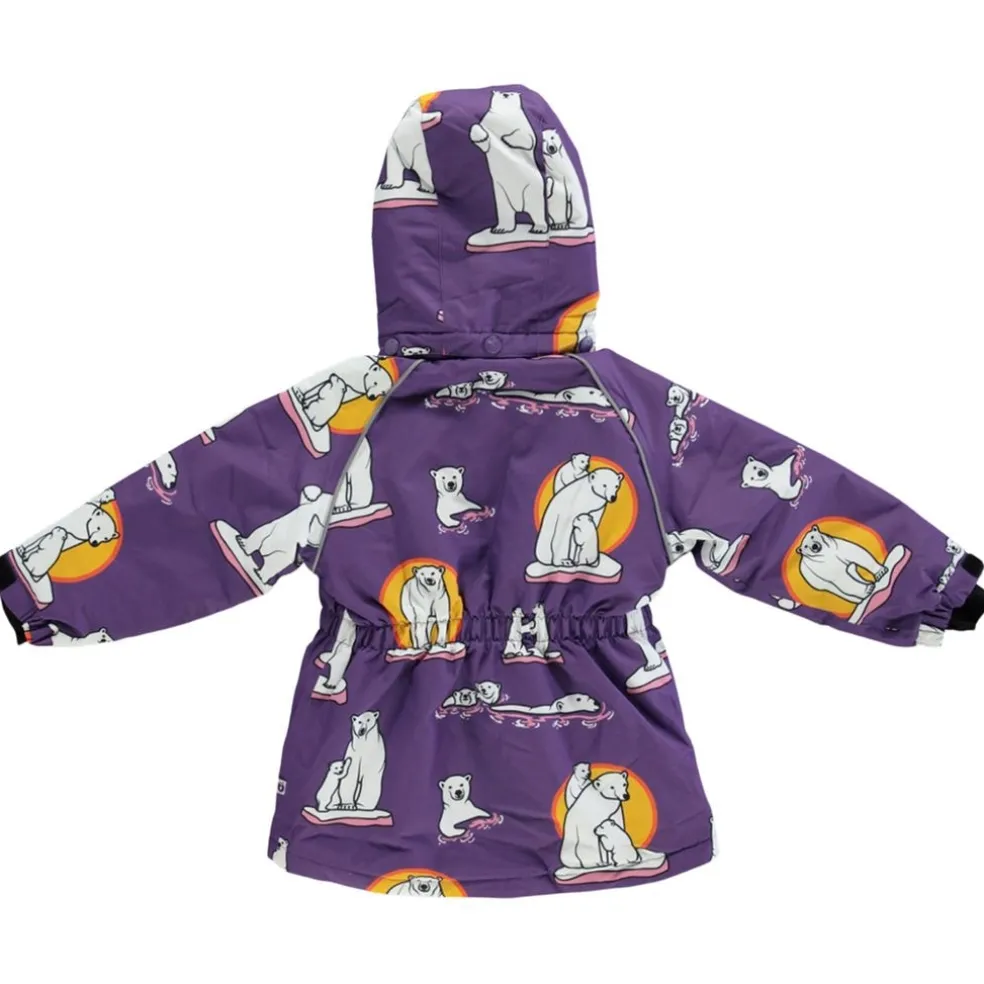 Vinterjacka Polar Bears Purple Heart
