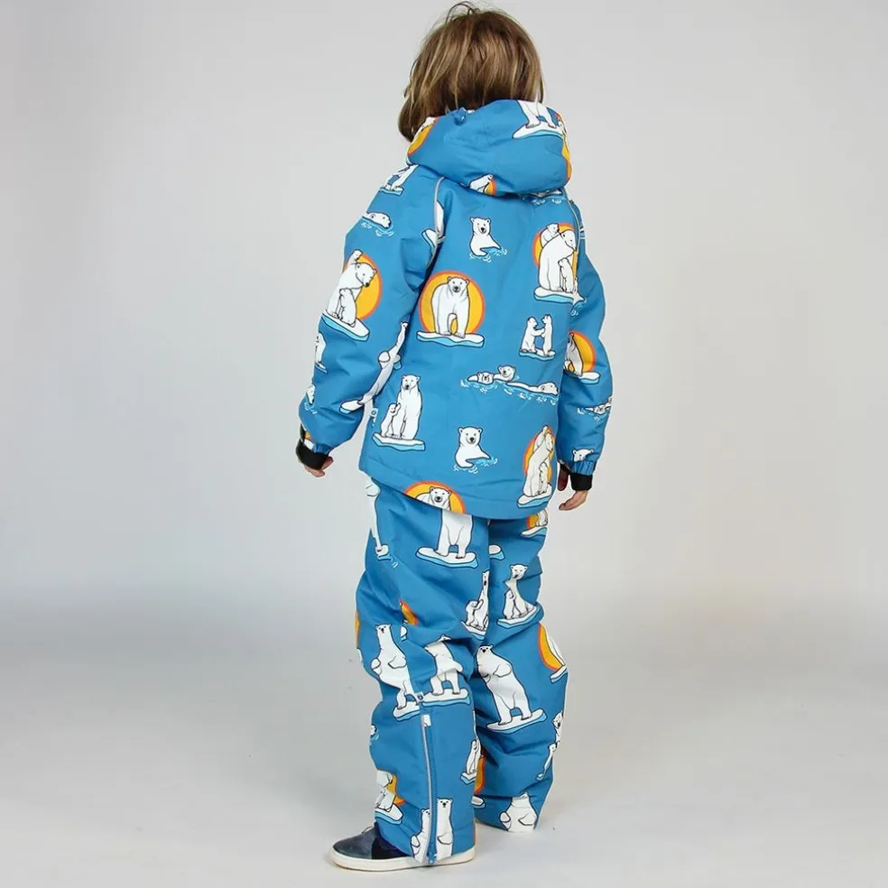 Vinterjacka Polar Bears Solid Blue