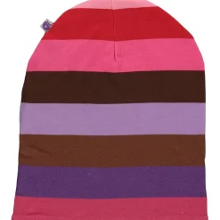 Vändbar Randig Mönstrad Mössa Purple Heart