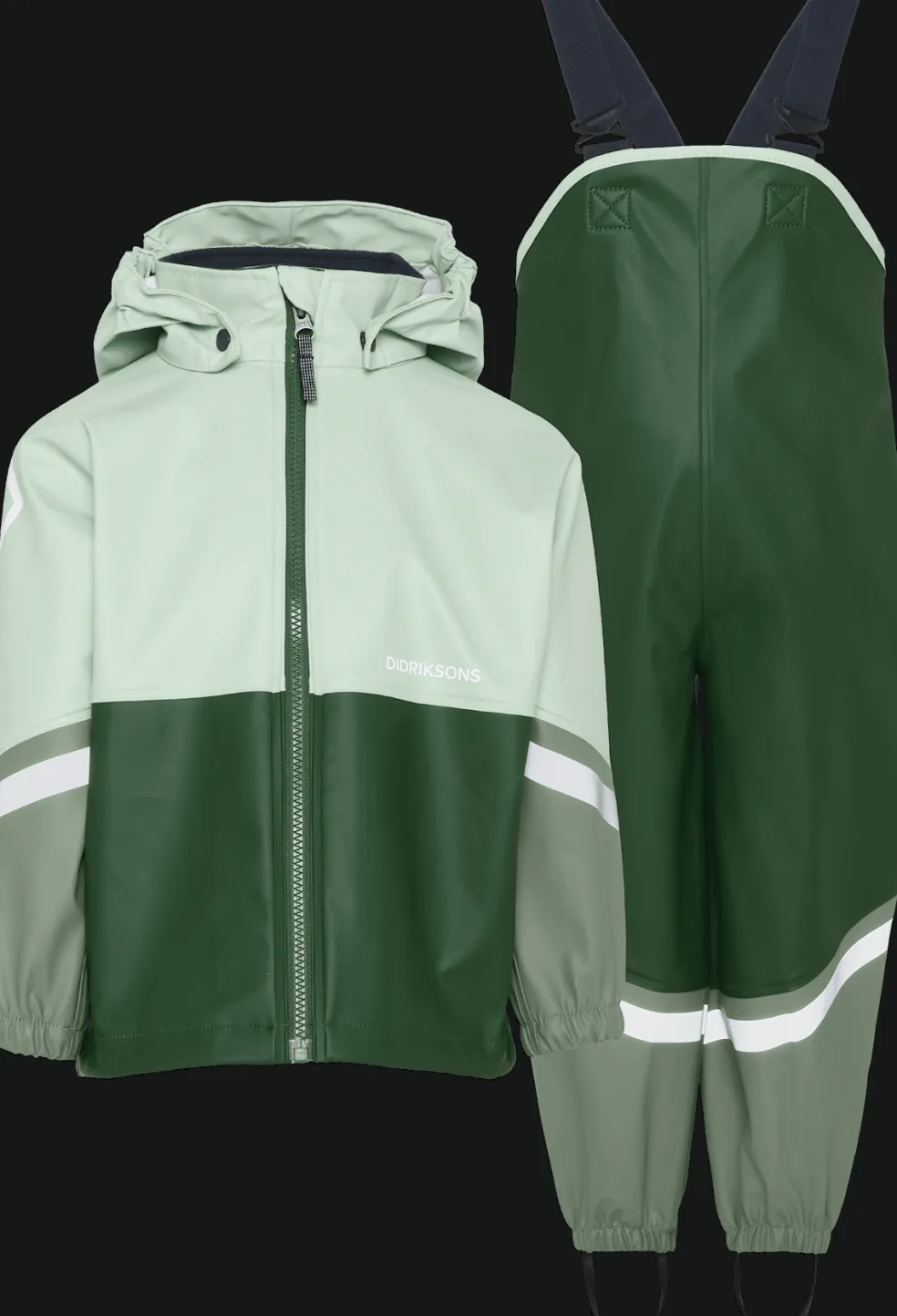 Waterman Kids 12 Regnställ Pine Green