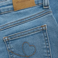 Wide Loose Fit Jeans Light Dusty Blue