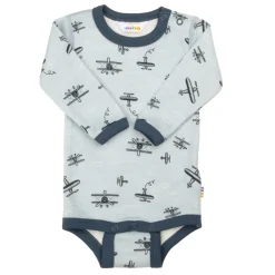 Wool Baby Body Light Blue