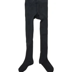Wool rib tights Navy