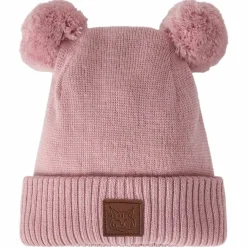 Zermatt Beanie med Pom Poms Woody Rose