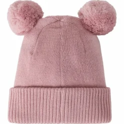 Zermatt Beanie med Pom Poms Woody Rose